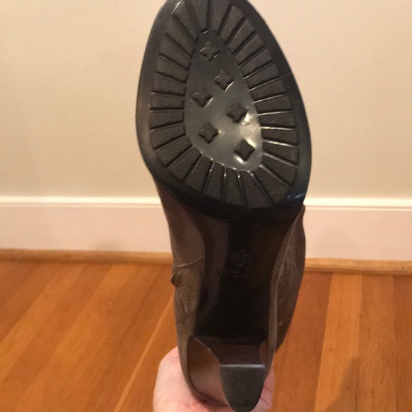 Isola taupe grey suede boots - Picture 5 of 8